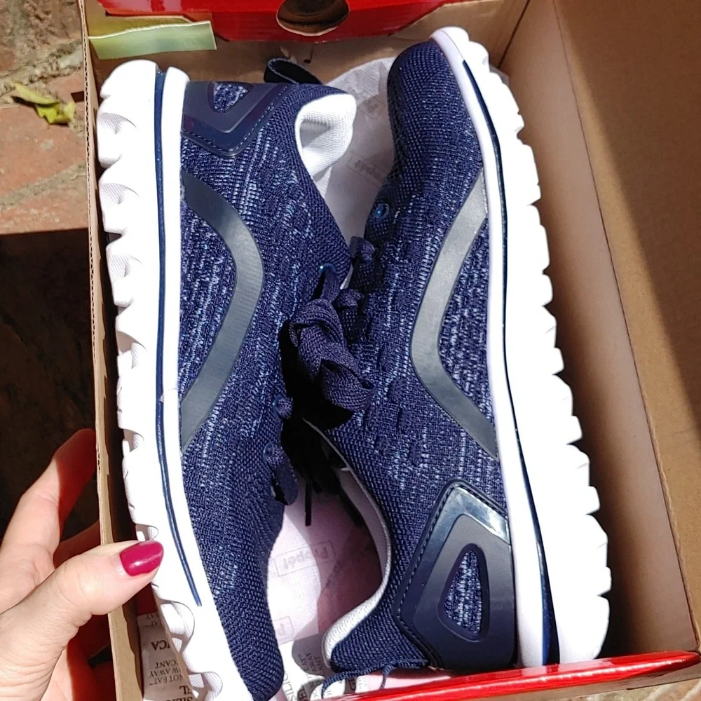 Propét Travelactiv Axial Navy Sneaker Size 8 (1049) - Picture 11 of 13